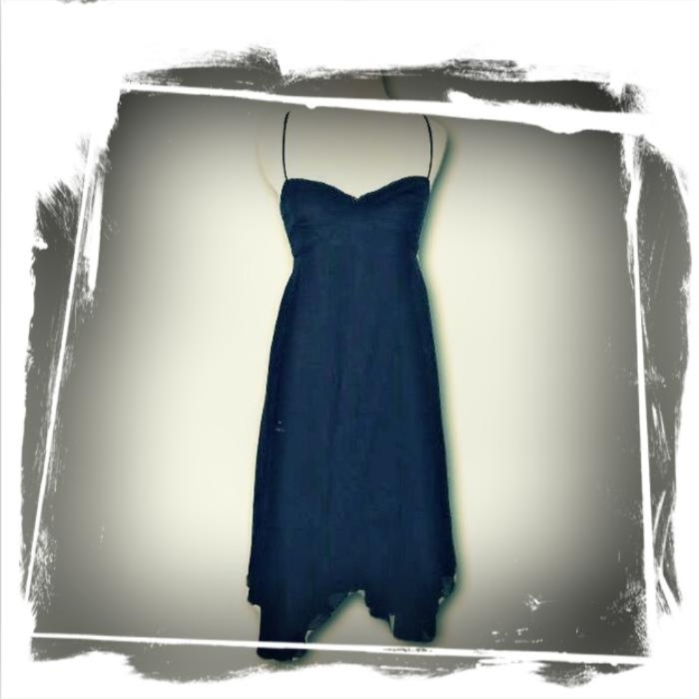 Betsey Johnson Evening 100% Silk Cocktail Dress 2 - Picture 1 of 6